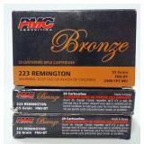PMC Bronze .223 REM Ammo, Approx 60 Rds, Local Pickup Only