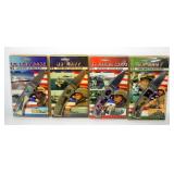 US Military Folding Knife Collection, Knives Represent Army, Navy, Air Force And Marines, Total Qty 