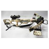 Center Point Crossbow Dusk Hunter 370 With 4x32 Scope, Broadhead And Practice Bolts, Game Hunter Pou