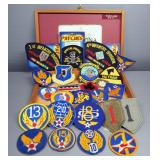 Military Patch Collection For Various Units, Some New, Total Qty 25 And More