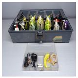 Plano Tackle Boxes, Qty 2, With Contents, Includes Lures, Weights, Bobbers And Hooks