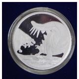 Fantasia Master Collectors Proof Set Case With 7 Coins, Each 1 Troy Ounce Of .999 Fine Silver 