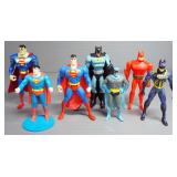 Superhero Collection, DC And Marvel, Includes Batman, Superman, The Thing And More, Poseable Figures