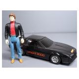 1982 Knight Rider Kitt AM Radio And Poseable Michael Knight