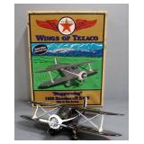 Ertl Diecast Wings Of Texaco "Staggerwing" 1939 Beechcraft D17S And "Wako Straightwing" 1929 Wako AS
