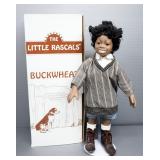 The Hamilton Collection "The Little Rascals" Buckwheat Porcelain Doll