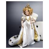 Danbury Mint Shirley Temple "Little Princess" Porcelain Doll, With Stand In Box, And Danbury Mint "L
