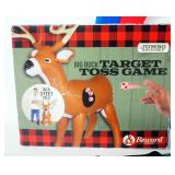 Bear 1st Shot Bow With 2 Bullseye Bow Rubberball-Tipped Arrows, Big Buck Inflatable Target Toss Game