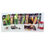 Star Wars Figurines, Qty 11, 9 New In Package, Lego Star Wars Phonics Pack And R2-D2 Hallmark Orname