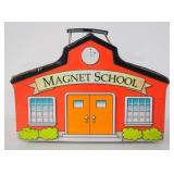 Toy Collection, Includes Magnet School Magnetic Letters With Word Cards, Standing Abacus, Wood Gradu