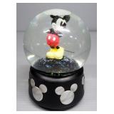 Music Boxes, Includes Enesco Snow Globe Mickey Mouse March And Schmid Donald Duck, Plays "Its a Smal