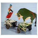 Marx Walt Disney 1938 Ferdinand The Bull Tin Wind Up Toy, Operates When Wound