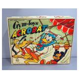 Line Mar 1930s Donald Duck Gym-Toys Acrobat Wind Up Toy, In Box