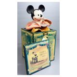 Jack-In The-Box Collection, Includes Enesco Mickey Mouse Music Box (Lid Detached), Pop-Up Donald Duc