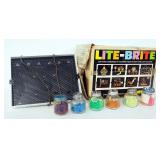 Hasbro Lite-Brite, Includes Glow Pegs And Sheets, Powers On, In Orignal Box