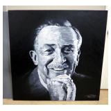 Walt Disney Wall Trio, Includes Painted Portrait On Canvas By Jackie Grawe, Canvas Print Map Of Miss