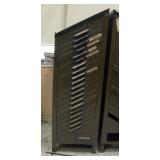 Vintage Ludlow Matrix 22 Drawer Letterpress Type Cabinet, 57in x 29in x 18in