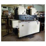 Ryobi Limited 3985/9985 2 Color Offset Press With Crestline Continuous Dampening System & Tristar No