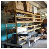 Heavy Duty Pallet Racking Includes 4 Leg Frames, 10ft Tall And 22 Cross Braces 8.5ft Long