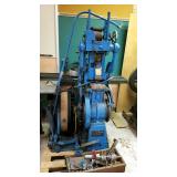 Vintage Modern Steel Die & Plate Stamping Press, Size 2.5in x 4in