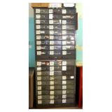 Cole Steel Metal 27 Drawer Storage Cabinet Qty 2, 37.5in x 30.5in x 18in