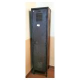 Vintage Berger Manufacturing Metal Storage Locker, 67 in X 15 in x 15 in