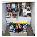 VHS Tape Collection, Genres Include Dramas, Comedies, Documentaries, And Action, And More