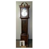 Windsor Clock Company Chain Driven Grand Mother Clock, Includes Original Paperwork, 72in x 15.25in x