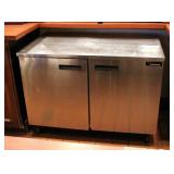 Delfield Two Door Under-counter Refrigerator, 48in x 35.5in x 28in