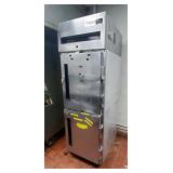 Delfield Stainless Steel 2-Door Freezer On Wheels, Model # 6000XL, 79.5in x 25.5in x 32in
