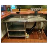 Perlick 6-Tap Century Beer System With Stainless Steel Table, 50in x 60in x 24in