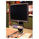 Dell 17in POS Monitor With Ergotron Stand And Punchpad