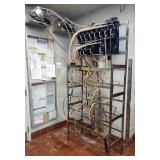 Cornelius Soda Fountain System, Including Metal Rack, Tubing, Water Filtration System, And Two Dispe