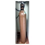 Compressed Helium Tank, 57.5in Tall x 9in Diameter