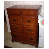 Harmony Solid Wood 4 Drawer Dresser With Dovetail Construction, 44in x 33.75in x 18in