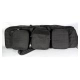 Voodoo Tactical Long Arm Case With Divider, Carry Strap, And Outer Pockets, Some Pockets With Mag Po