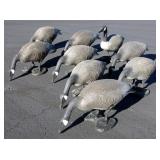 Big Foot Canada Goose Full Body Decoys, Feeder And Active, Qty 9