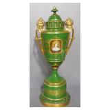 Royal Vienna Porcelain Portrait Vase, With Beehive Mark (Believed To Be Ackermann & Fritze 1908-1951