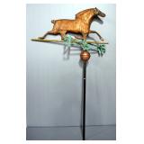 Copper Weathervane With Horse Ornament