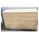 Vintage 8-Drawer Dresser, Dovetail Construction, 31" High x 50" Wide x 17.75" Deep