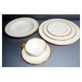Lenox China Dish Set, Service For 8, Includes Plates, Bowls, Cups, Saucers, Sugar, Creamer, Total Qt
