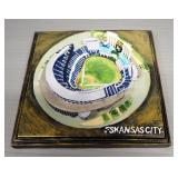 Kansas City Royals Kauffman Stadium Replica Statue, Dick Howser Figurine And Relish Bobblehead, All 