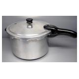 Presto 8-Quart Aluminum Pressure Cooker With Instruction And Recipe Book