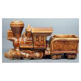 Ceramic Train And Coal Car, 5" High x 10" Long