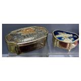 Jewelry And Trinket Box Assortment, Various Sizes And Styles, 1 Is Music Box, Total Qty 16