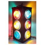 "Stop Light" Styled Hanging Light, With Lights On All 4 Sides, Powers On