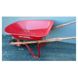 True Temper Wheel Barrow (Tire Needs To Be Inflated), Scotts Speedy Green 3000 Spreader, Garden Hand