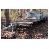 1985 Homemade Double Axle Trailer, Missouri Title