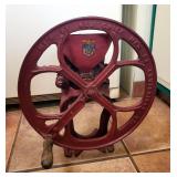 Antique Cast Iron Red Chief Manufacturing Co Grain Grinder, 18in Tall