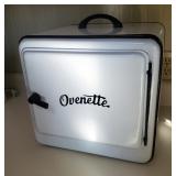 Antique Porcelain Enameled Ovenette Stove Attachment